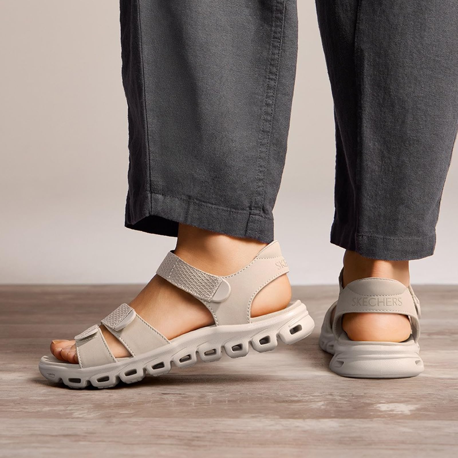 Skechers Glide-step Sandal Count On Me Sandali bassiDonna