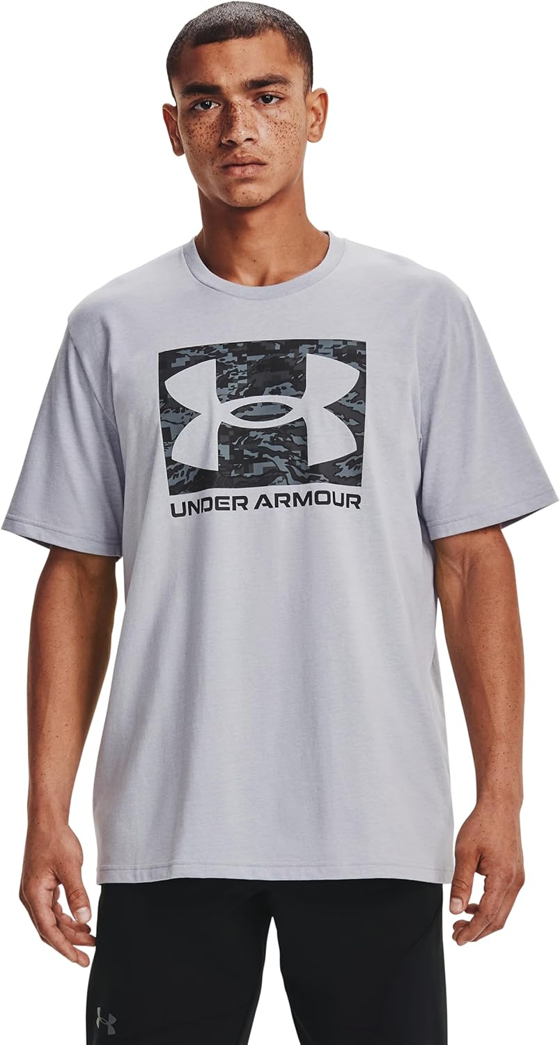 Under Armour Mens Camo Box Logo Short-Sleeve T-Shirt