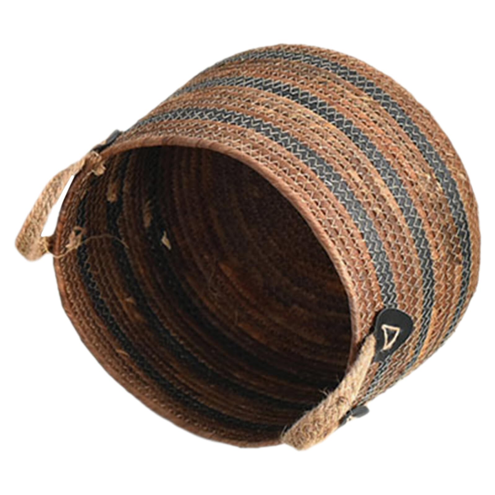 Cesta de Almacenamiento Tejida Grande de Paja, 1 Pieza