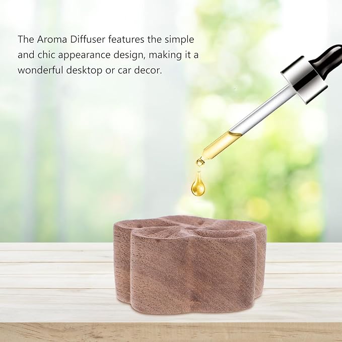 Difusor de Aromas Eléctrico Luxshiny Madera Nogal 4x4x2cm miniatura 9