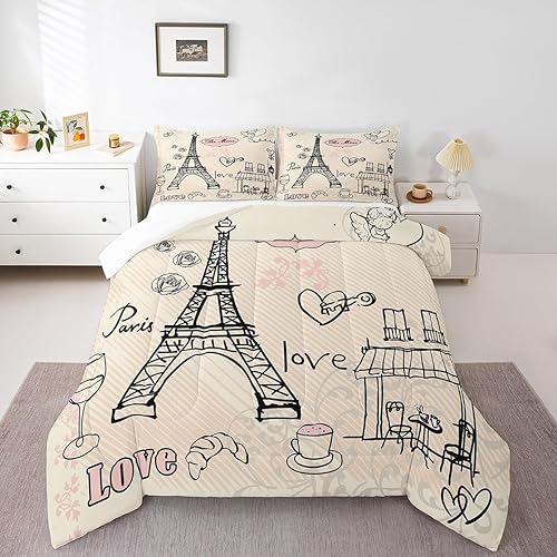 Miniatura 18 de Feelyou Juego de edredón de construcción, tamaño individual, para niños, con dibujos animados, carro, excavadora, tractor, equipo de edredón