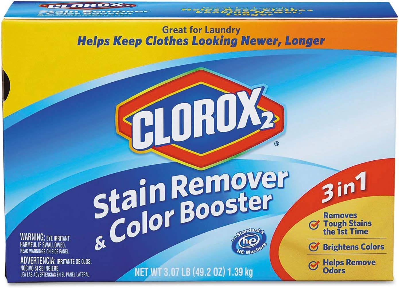 Laundry Detergent Clorox 2 Dry Laundry Detergent, 4 Case - 49.2 Ounce