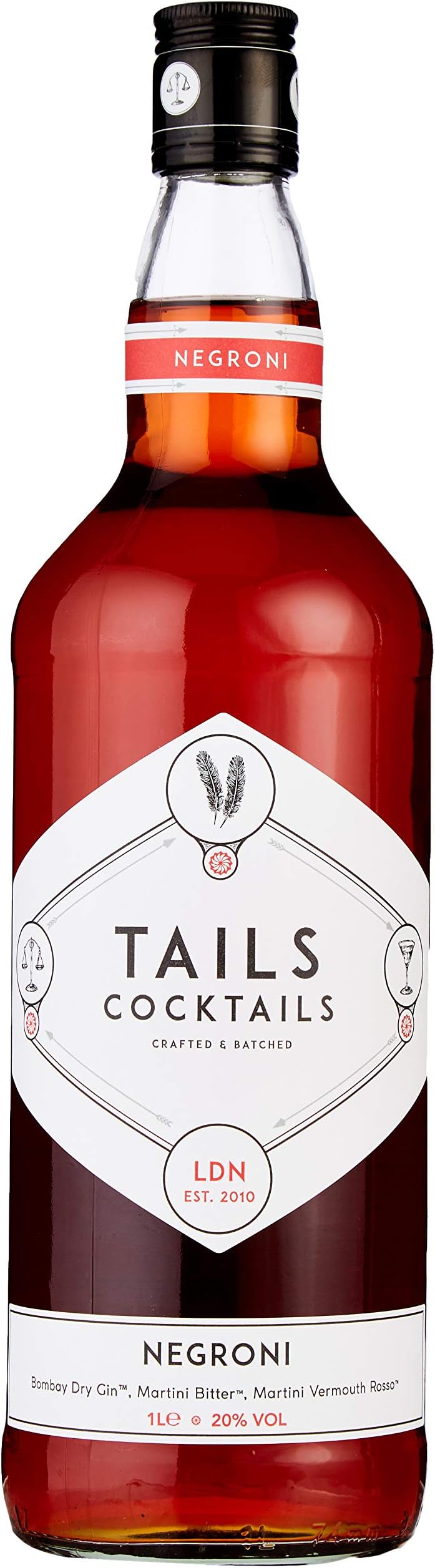 Tails Negroni Pre-Mixed Cocktails, 1 Litre