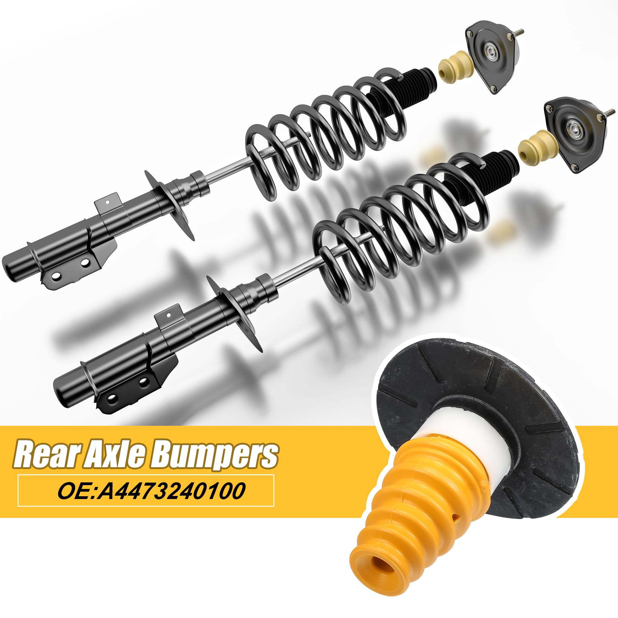 Amazon.com: uxcell Car Rear Axle Auxiliary Spring Suspension  