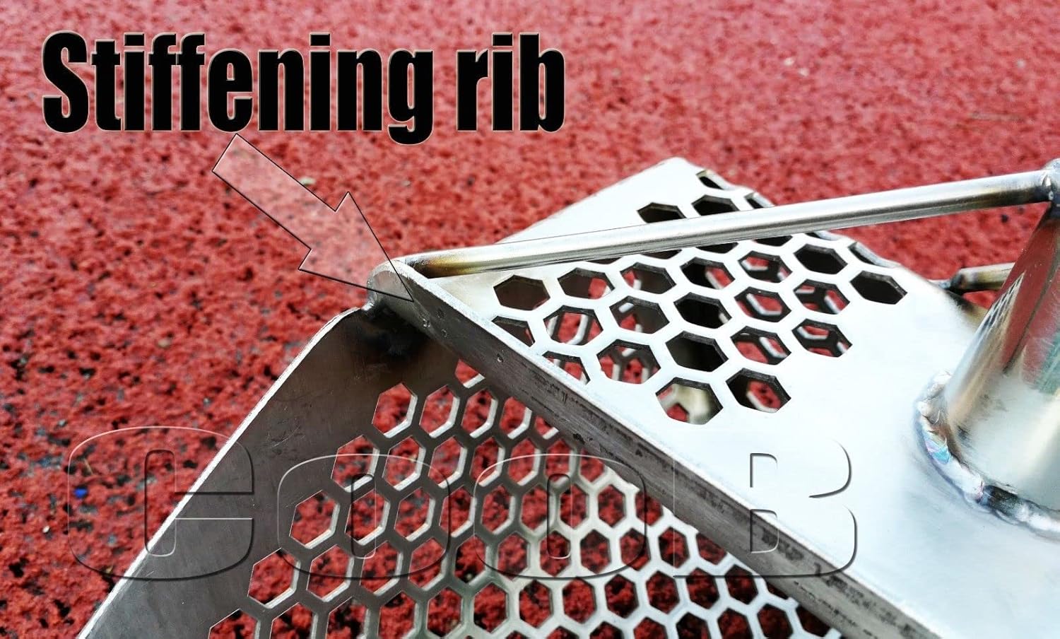 CooB ProSeries Sand Scoop Metal Detector Tool Shark v10, Stainless Steel Shovel Scoop for Metal Detecting, Treasure Hunting Metal Detecting Scoops