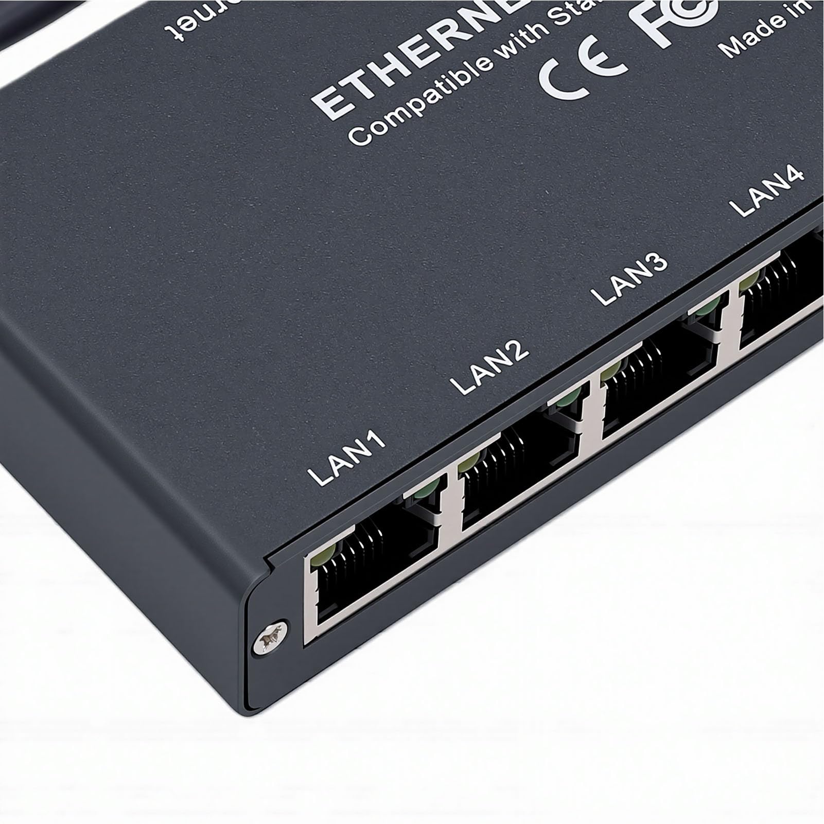 SUNGOOYUE Adattatore Ethernet, Splitter di Rete Ad Alta velocità a 4 Porte per Gen3 Mini, con Configurazione Plug and Play per Campeggio