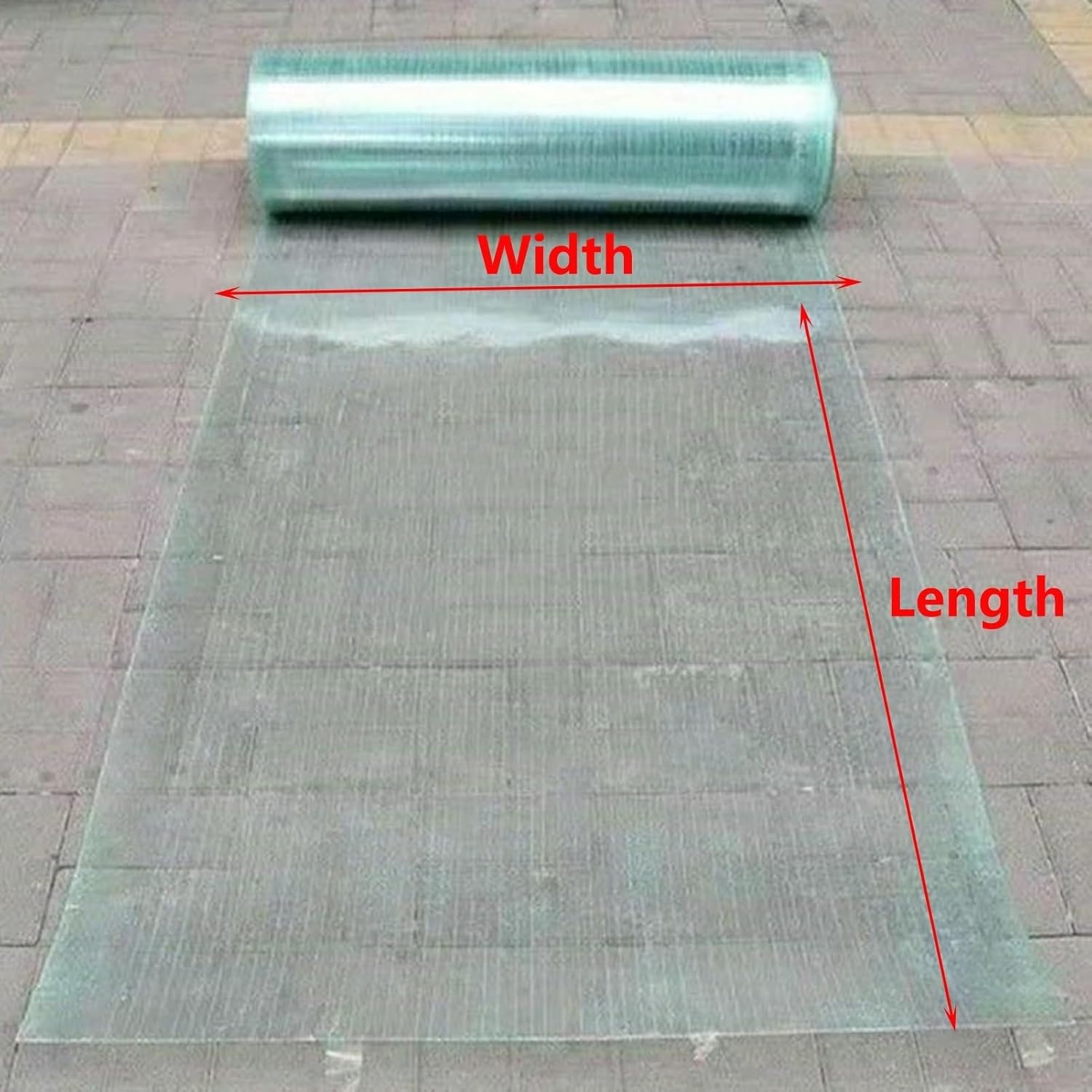 Polycarbonate Sheet,DIY UV Resistant Polycarbonate Greenhouse Panels,Insulated Transparent Polycarbonate Roof Panels for Roof Farming Gardening Agriculture Courtyards Canopy,1mm(0.7x8m)