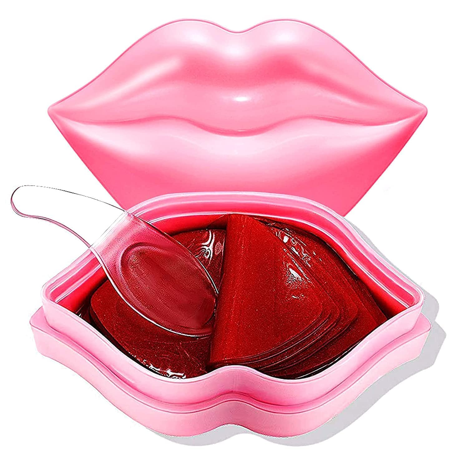 20 Pcs Hydrating Lip Mask,Lip Sleep Mask Reduces Lip Lines and Restores Moisture, Lip Mask Effectively Nourishes the Lip Skin, Gel Treatment Lip Masks Plumping Lips Mask Lip Care Products