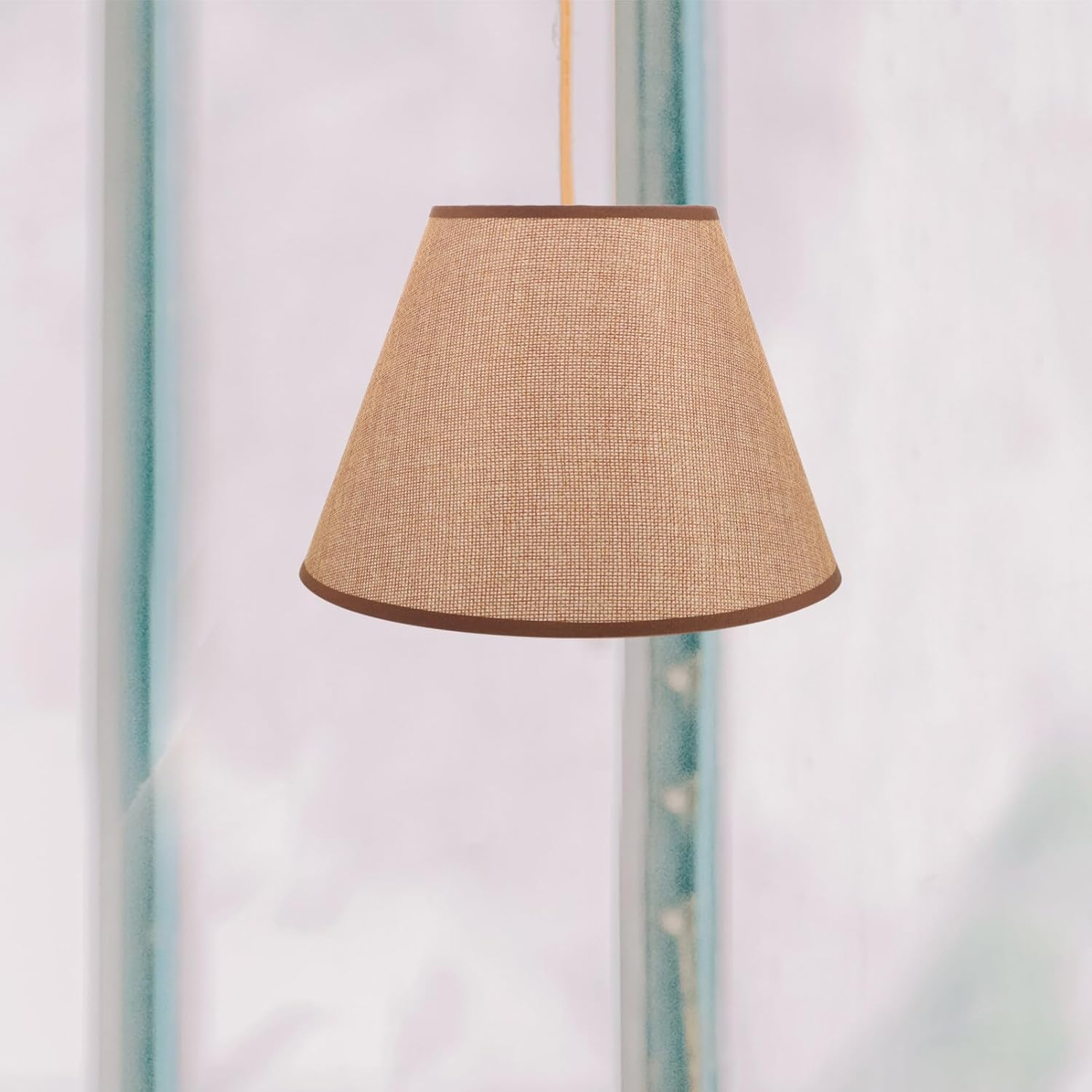 Gadpiparty Vintage Pendant Lamp Shade Decorative Replacement Hanging Light Cover for Study Tea Room and Living Room Elegant Design for Cozy Ambiance Easy to Clean and Maintain