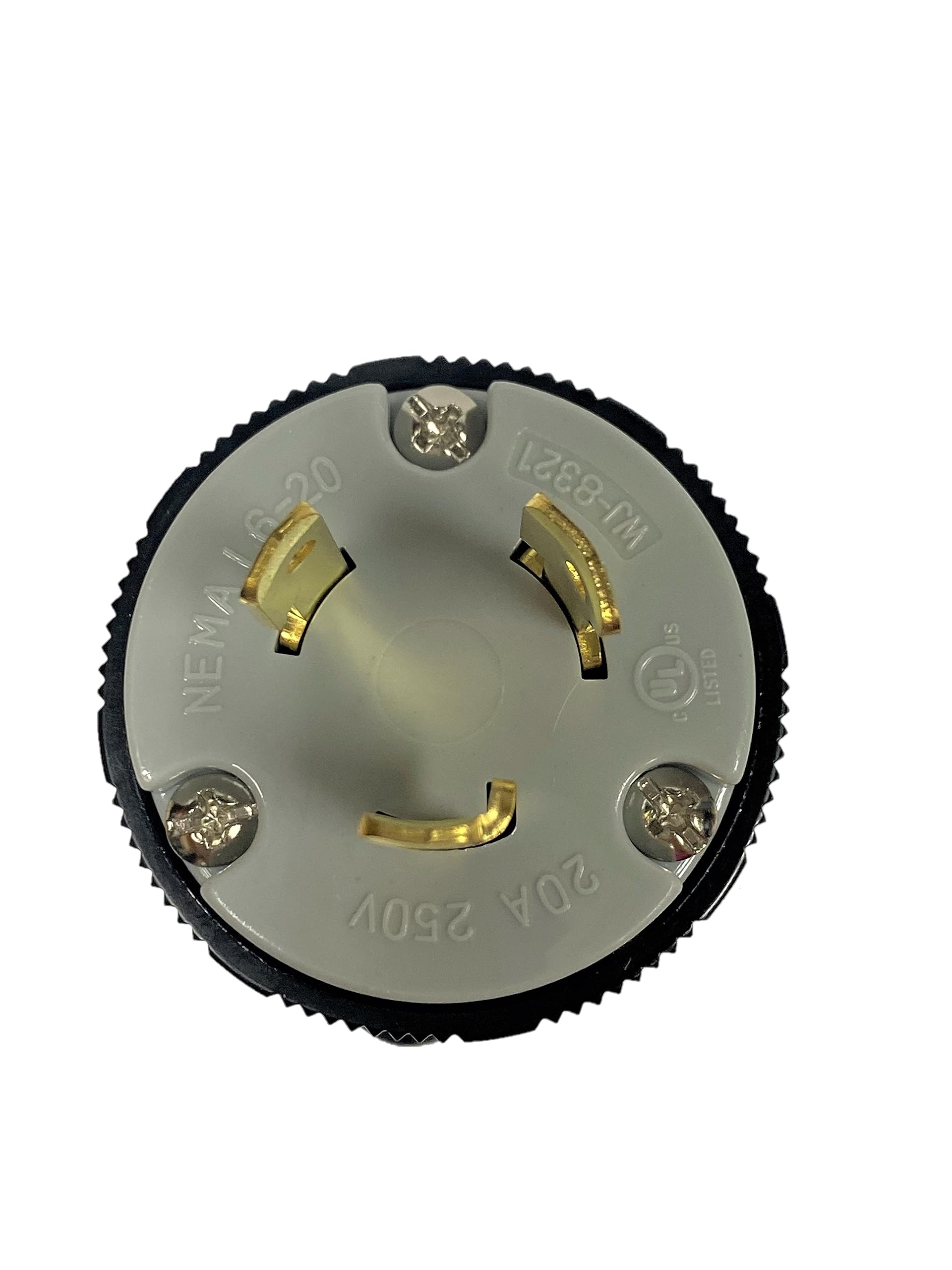 MAかMA　20P Webber Electronics Twist-Lock NEMA L6-20P Replacement Plug