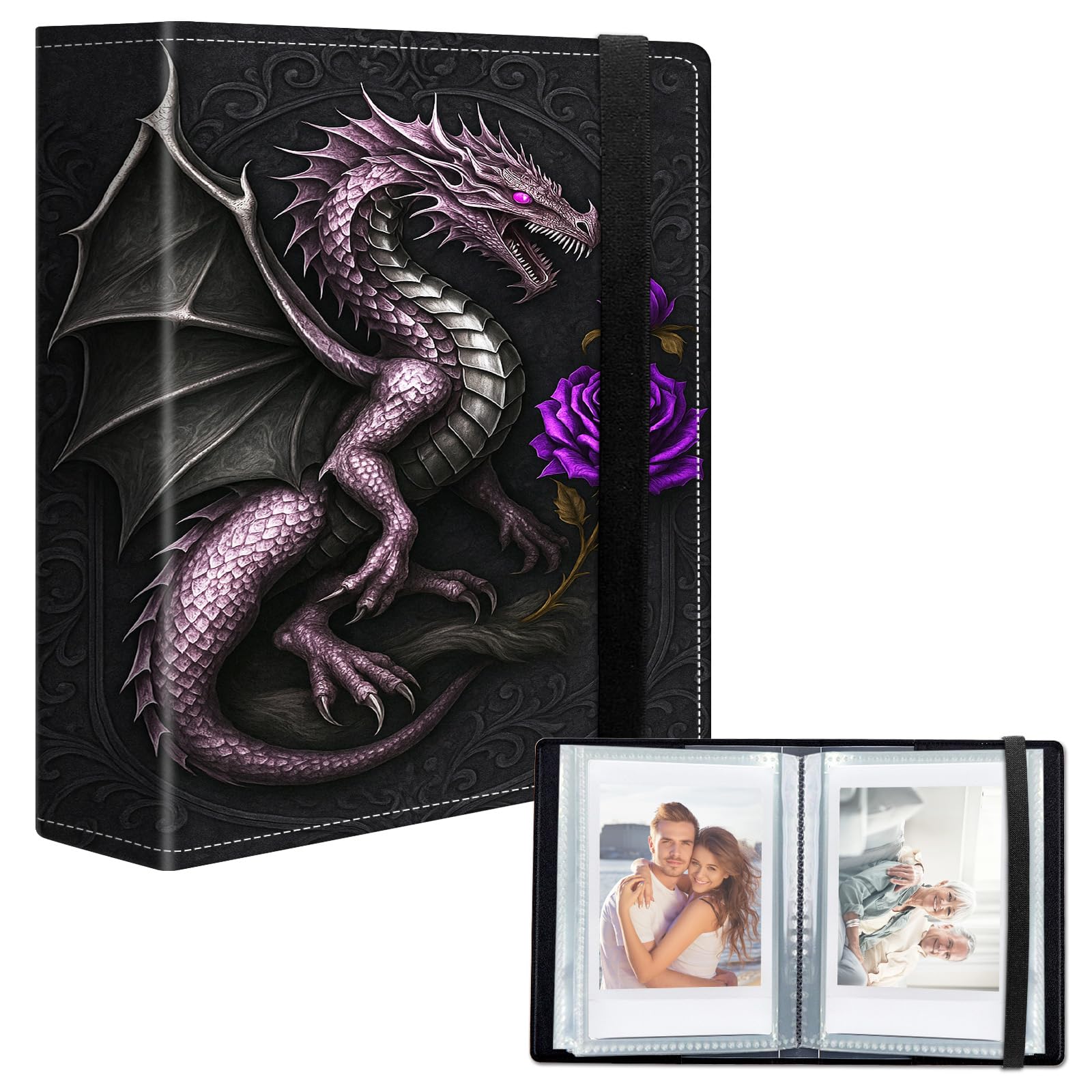 Mini album photo pour photos de 5 x 7,6 cm et souvenirs Polaroid format Instax