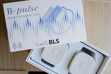 Bilateral Stimulation Tool, Dual Vibration Units with Adjustable Straps, EMDR Therapy Device for Children and Adults