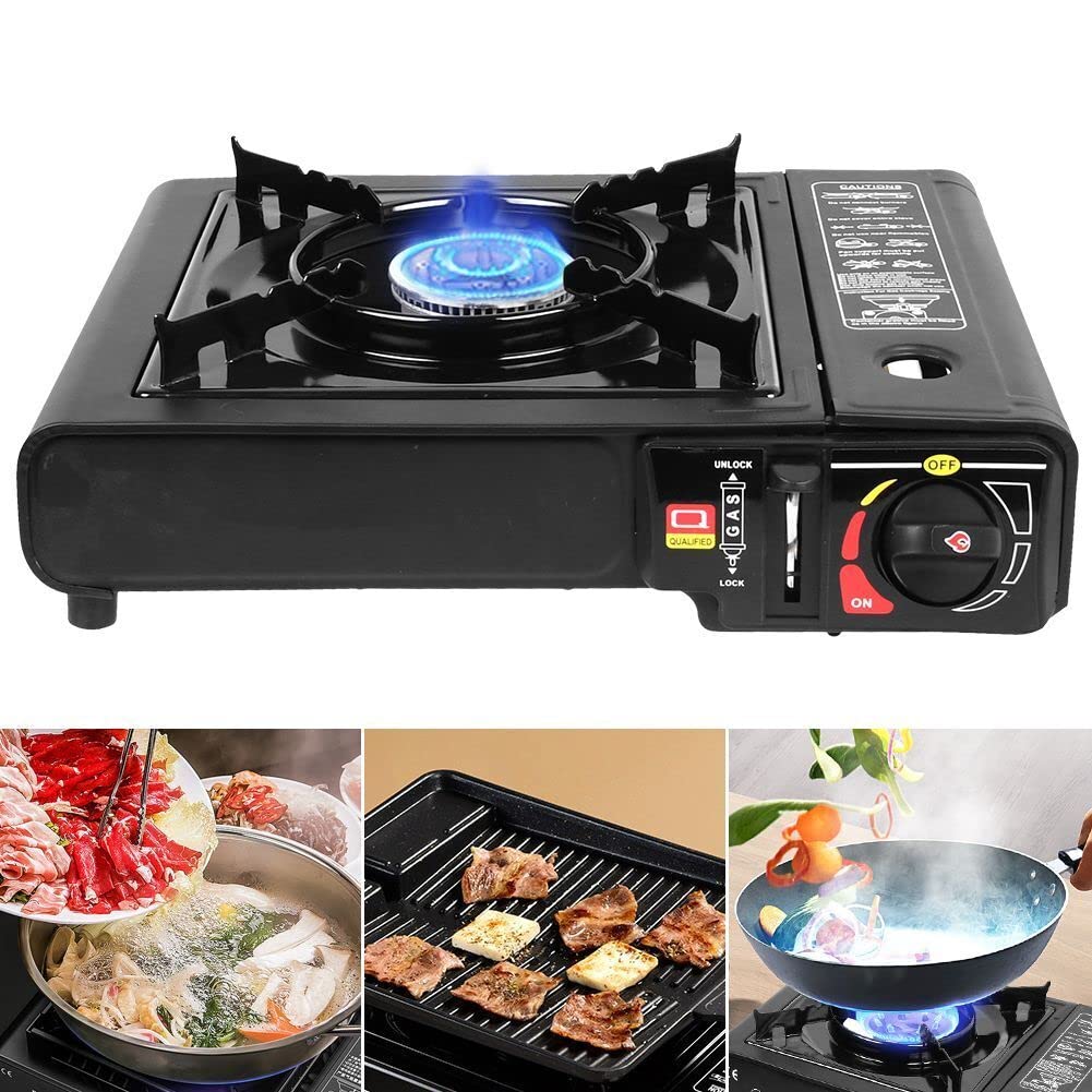 Barbecue Grill 2 In 1 Fornello A Gas Piezoelettrico 2200 W KEMPER Piastra Grill 8 Cartucce Di Gas 227 Gr Butano Camping 84695235 - Foto 12