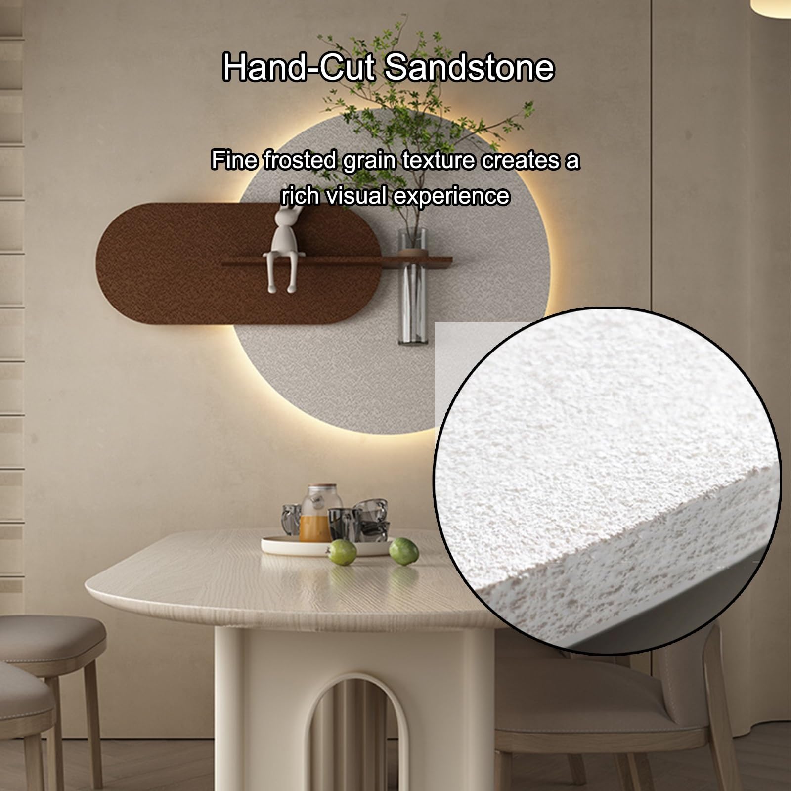 3D-Wanddekoration, Kunstgemälde mit warmem LED-Licht, hydroponischer Raum für Eingang, Foyer, Wohnzimmer, dekoratives Kunstwerk