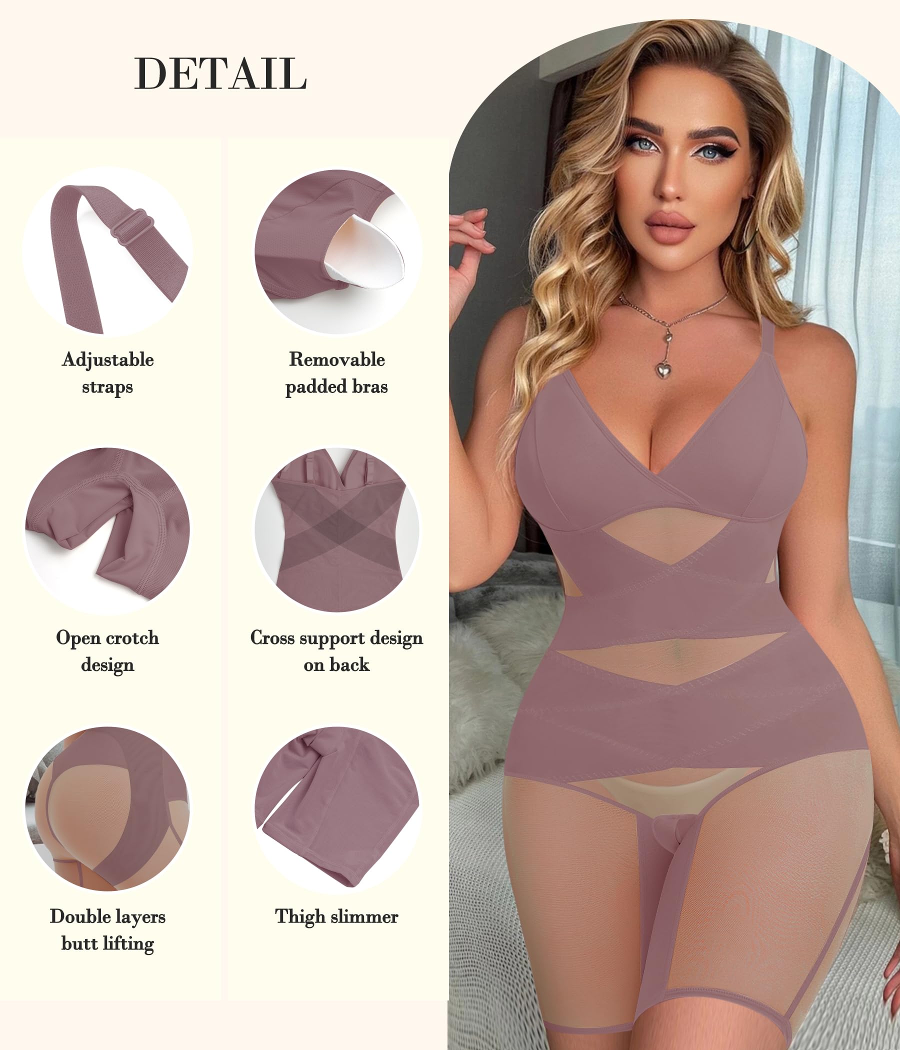 Body Modellante Donna Irisnaya – Shapewear A Vita Intera Con Sollevamento Glutei E Controllo Pancia