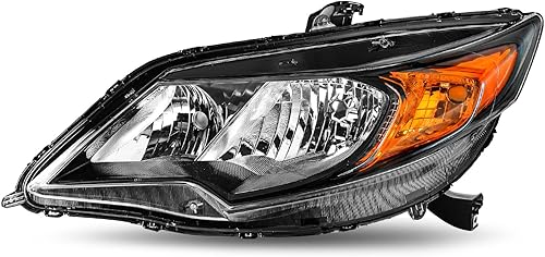 JSBOYAT Reemplazo del conjunto de faros delanteros para Honda Civic Coupe 2014-2015 de 2 puertas estilo OE (lado izquierdo del conductor)