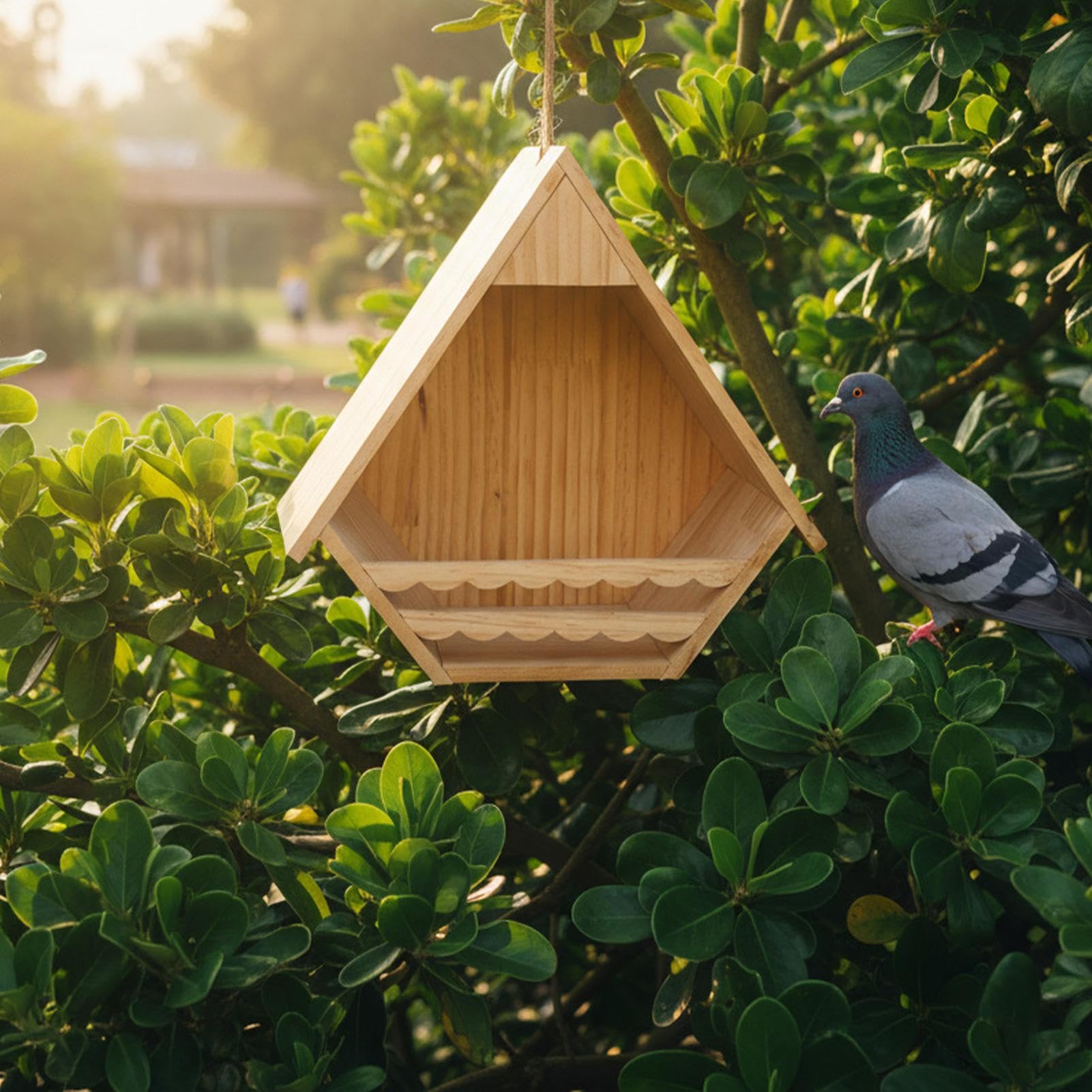 Casette Per Uccelli Da Esterno | per Nidificazione Passeri - Casa per Uccelli da Portico,Per Azzurro Fringuello Passero Rondine Scricciolo Cinciallegra Piccione Giardino Cortile