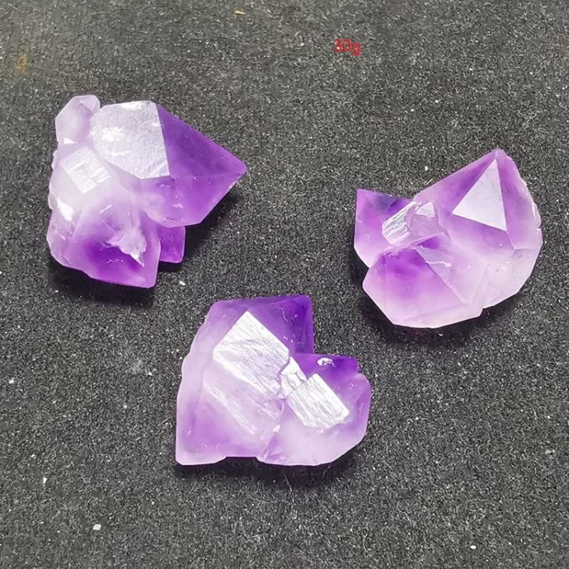 Piedras de cristal natural amatista irregular de 50g para decoración mineral del hogar