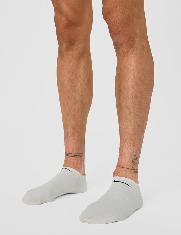 Nike Everyday Lightweight Training No-Show Socks (3 Pairs), Midnight Navy/White/White, Large by Nike - Image 2