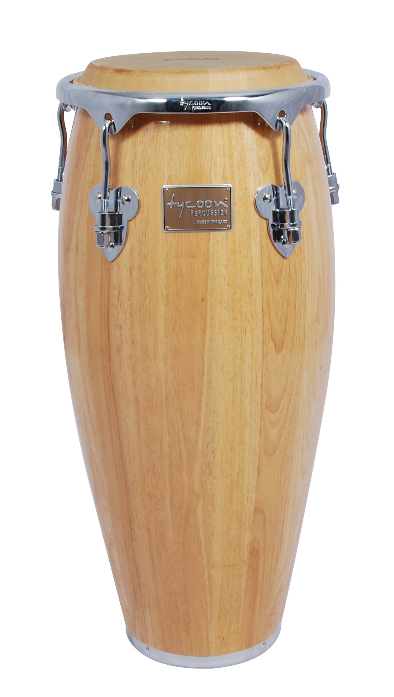 Tycoon Percussion 11 3/4 Inch Master Classic Series Natural Conga With Single Stand