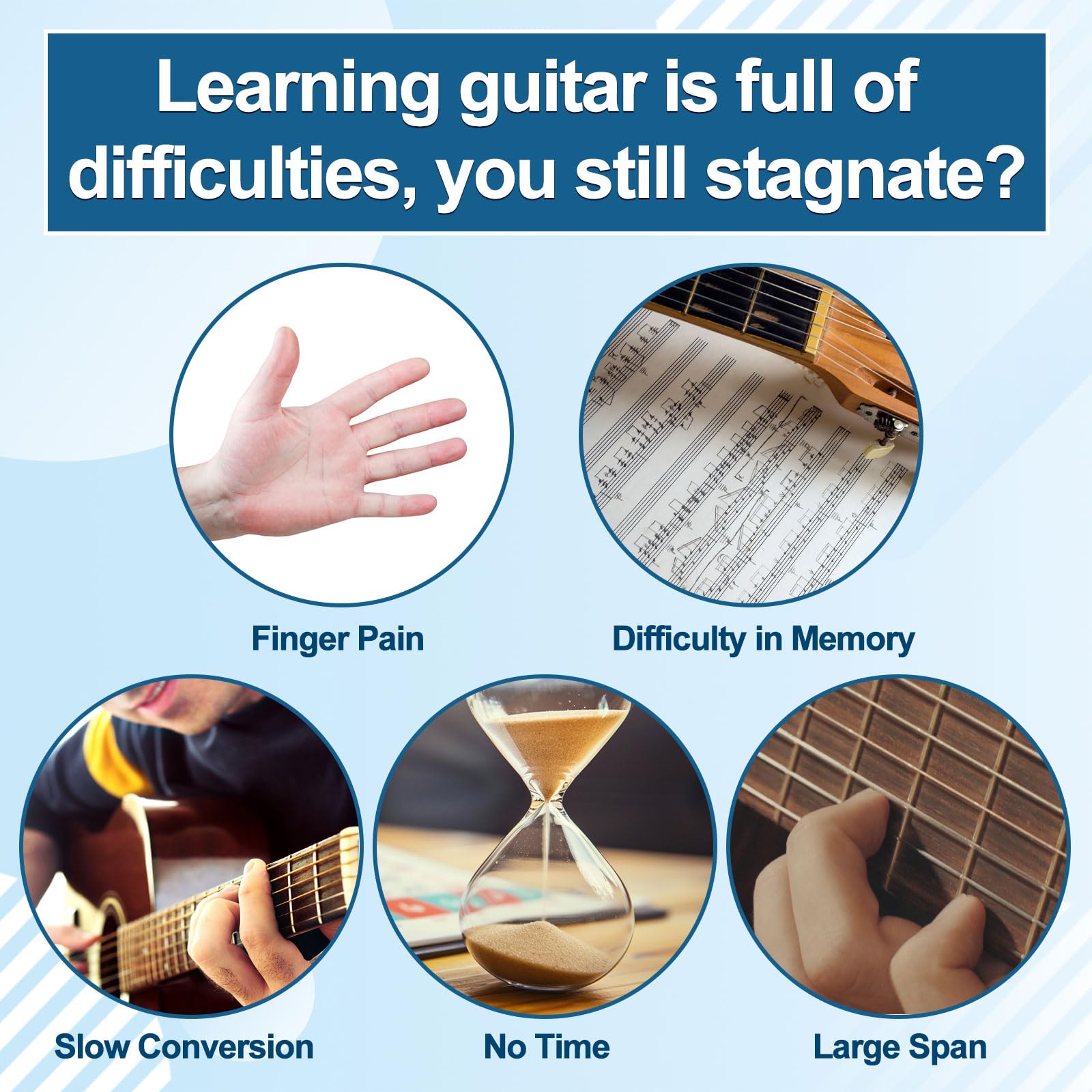 Kit Changement Accords 110 Positions Système D'Apprentissage Des Accords De Guitare Ensemble D'Accessoires De Guitare Système D Outil Pédagogique Guitare
