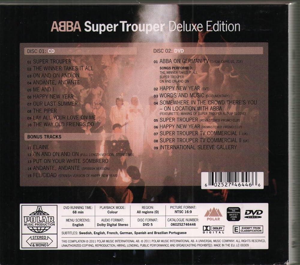【廃盤貴重CD+DVD】ABBA『Deluxe Edition』9枚セット+1 Amazon.co.jp: Album -CD+DVD/Deluxe-: ミュージック