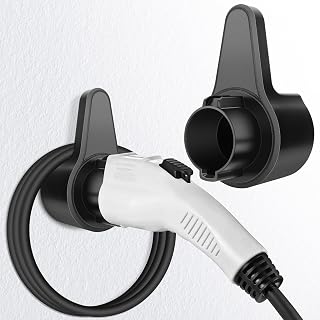 Color You EV Charger Holder SAE J1772 Holder EV Charger Holster Wall-Mount EV Charger Nozzle Holster Dock Electric Vehicle Charging Cable Organizer