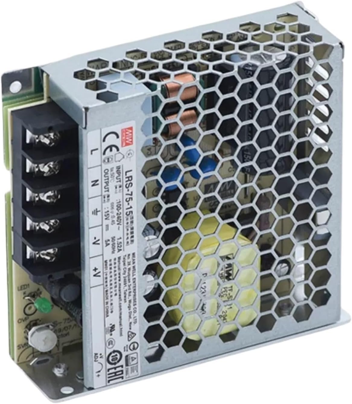 1PCS LRS-75 Series LRS-75-5 LRS-75-12 LRS-75-15 LRS-75-24 LRS-75-36 LRS-75-48 75W Single Output Switching Power Supply(LRS-75-5)