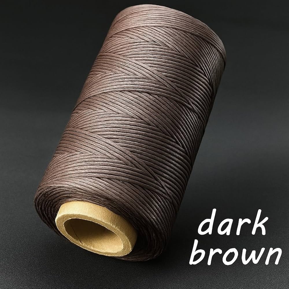 蝋引き紐の色変更&オーダー 手縫いロウビキ糸 クラフト社 細 20番 20/6 25m 全16色 □ ろう