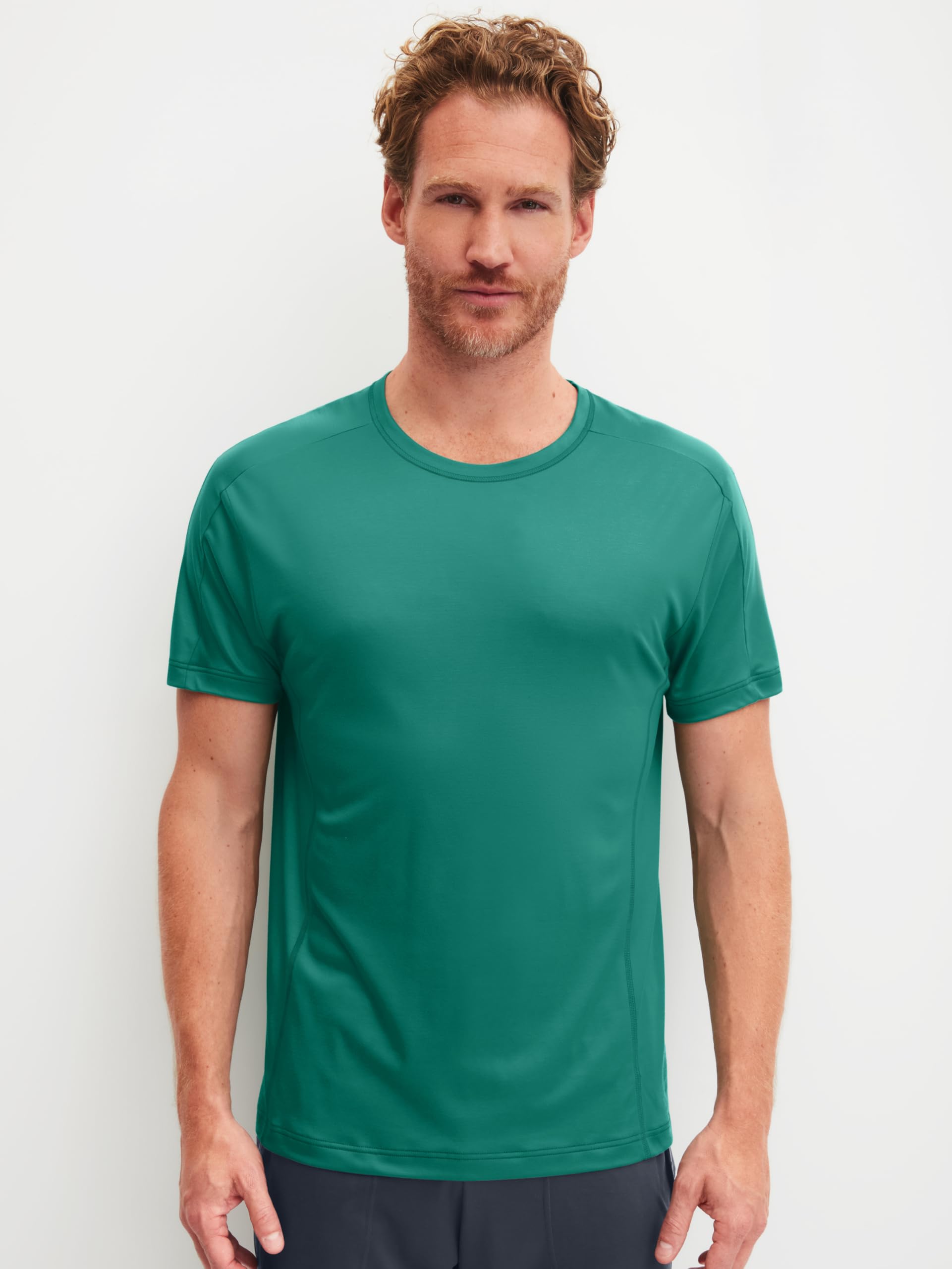 CALIDA Deepsleepwear Cooling T-Shirt Herren, Rundhalsausschnitt, thermoregulierend, kühlend und luftig