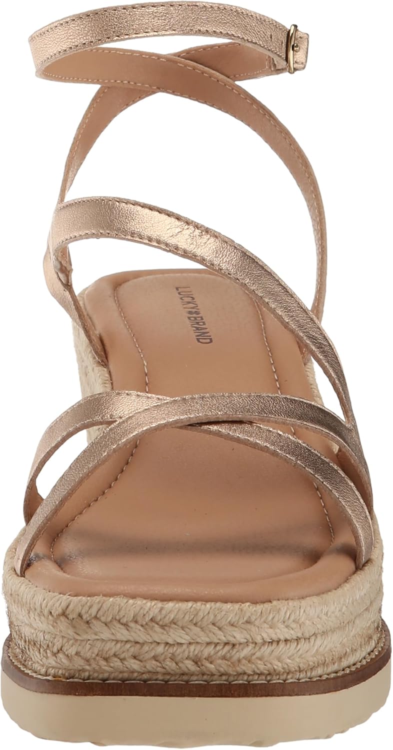 Lucky Brand womens Carolie Espadrille Wedge Sandal