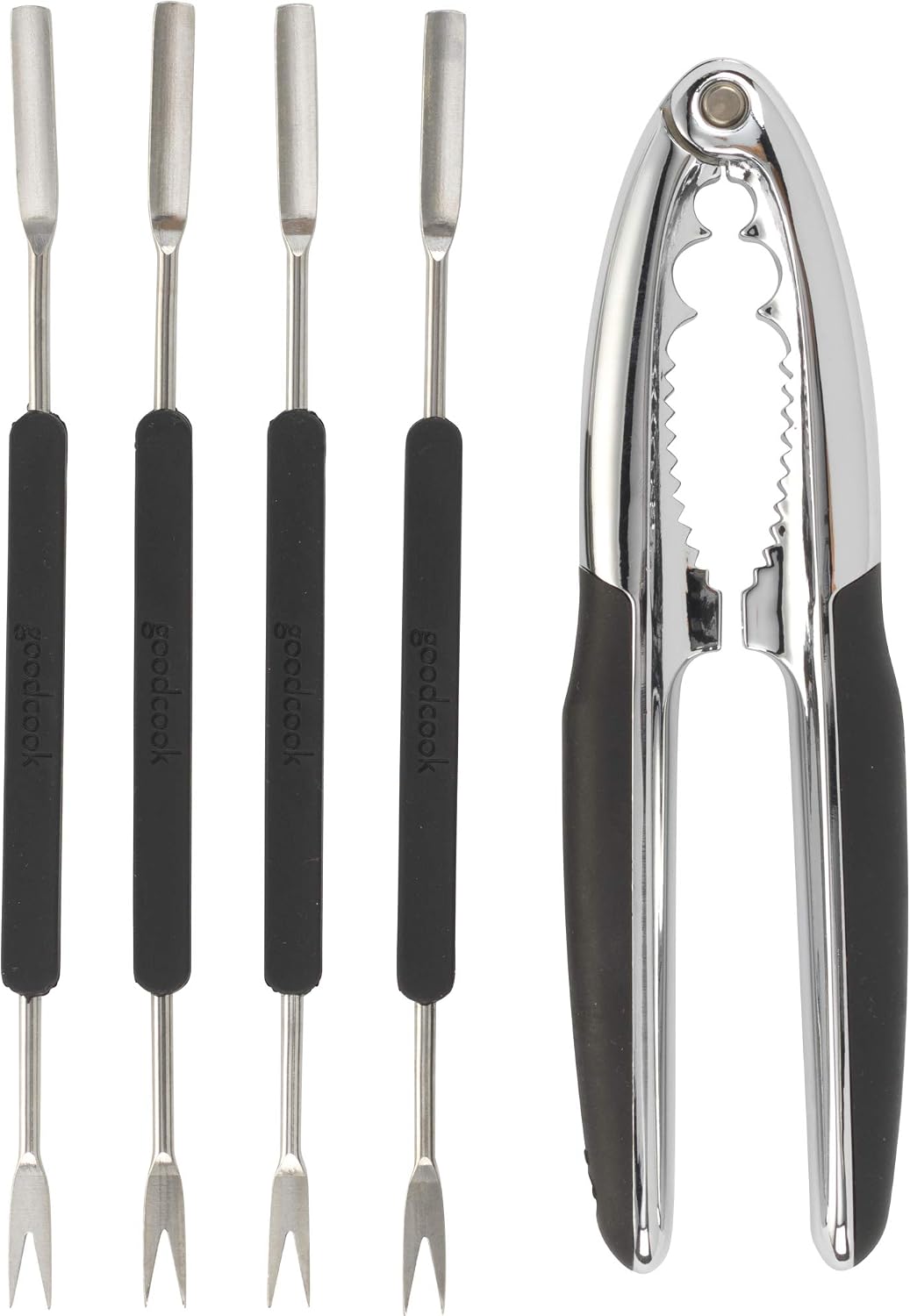 Good Cook Seafood and Nut Cracker, Assorted, Silver