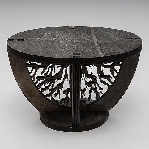 Miniatura 2 de Soporte de madera para plantas de interior para alféizar, escritorio, estante para macetas individuales para plantas pequeñas, diseño único de raíz