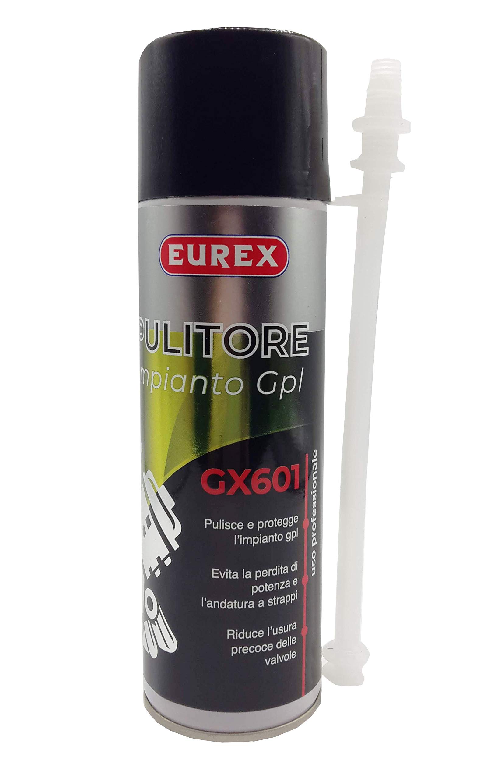 EUREX GX601 ADDITIVO per IMPIANTO GPL 120 ml. con Raccordo N. 12 FLACONI