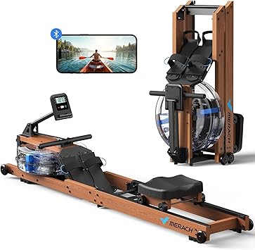 MERACH Foldable Water Rowing Machine