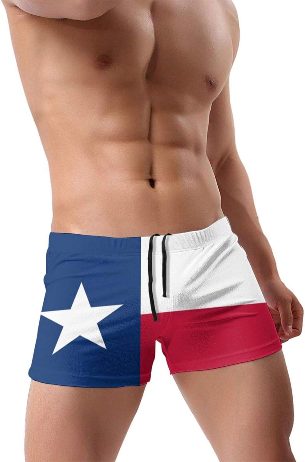 Men'S Ukrainian Flag Swimwear Boxer Briefs Swim Trunk Triangle Thong Bikini Swimsuit