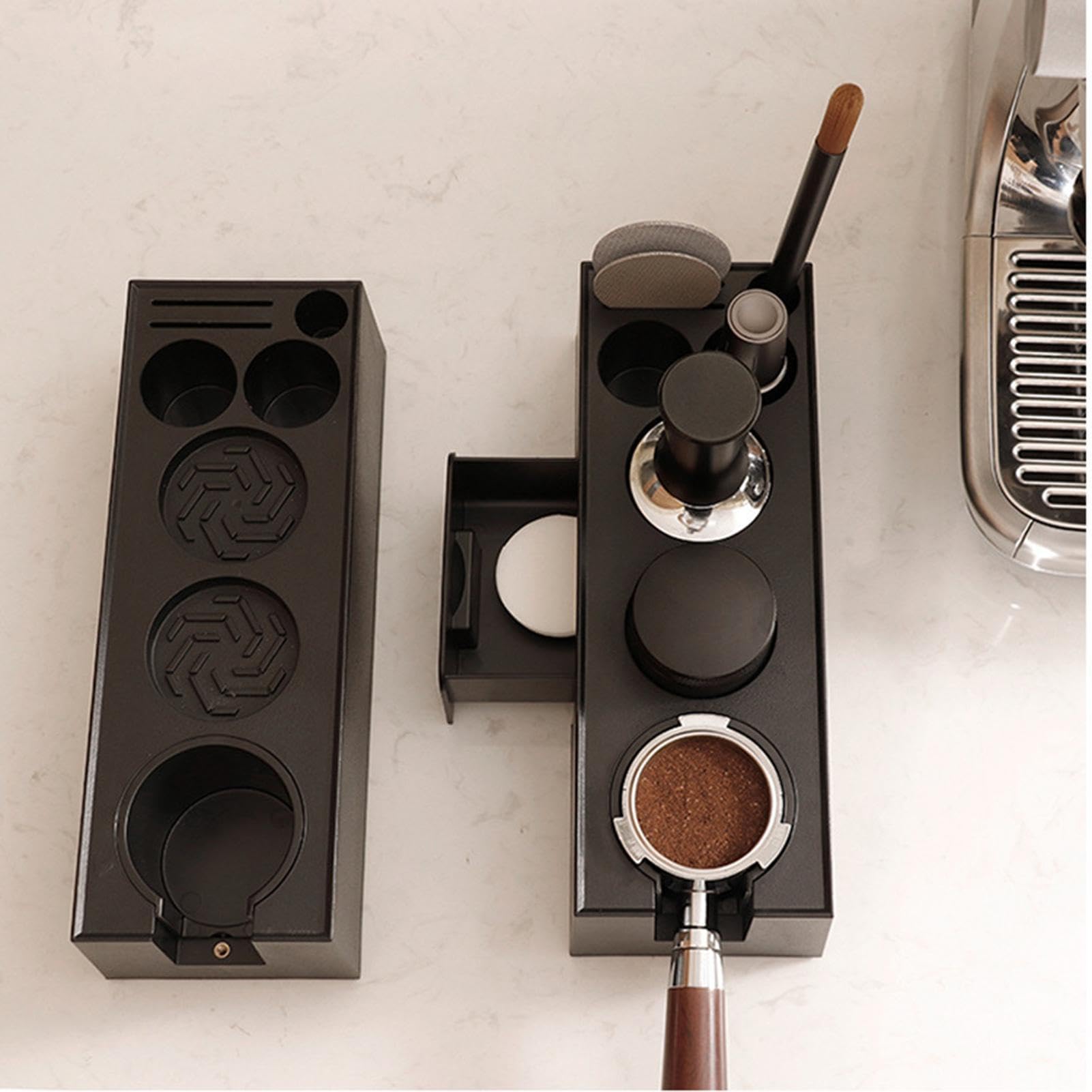 Pojemnik na kawę espresso manipulacja kawą uchwyt na filtr espresso akcesoria kuchenne rozwiązanie do przechowywania kawy dla świeżości i wygody