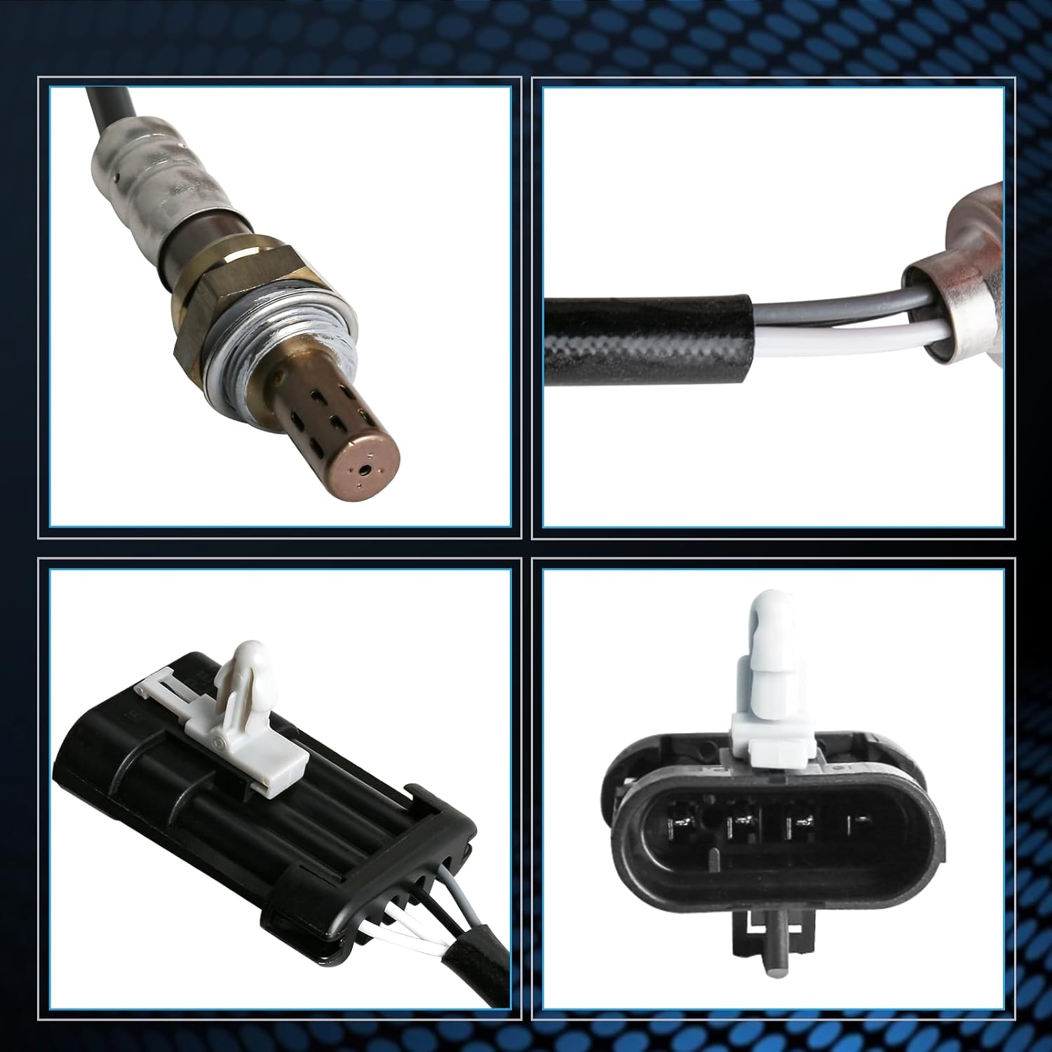 Oxygen Sensor Upstream Compatible with Chevy Corvette Avalanche 1500 Express 1500 Silverado 1500 Tahoe Blazer & More Replace # 13026