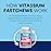 Vitassium FastChews, Chewable Electrolyte Tablets for Management of POTS and High Sodium Diets, Fast-Acting Sodium Tablets, Fruit Punch, 120 Count