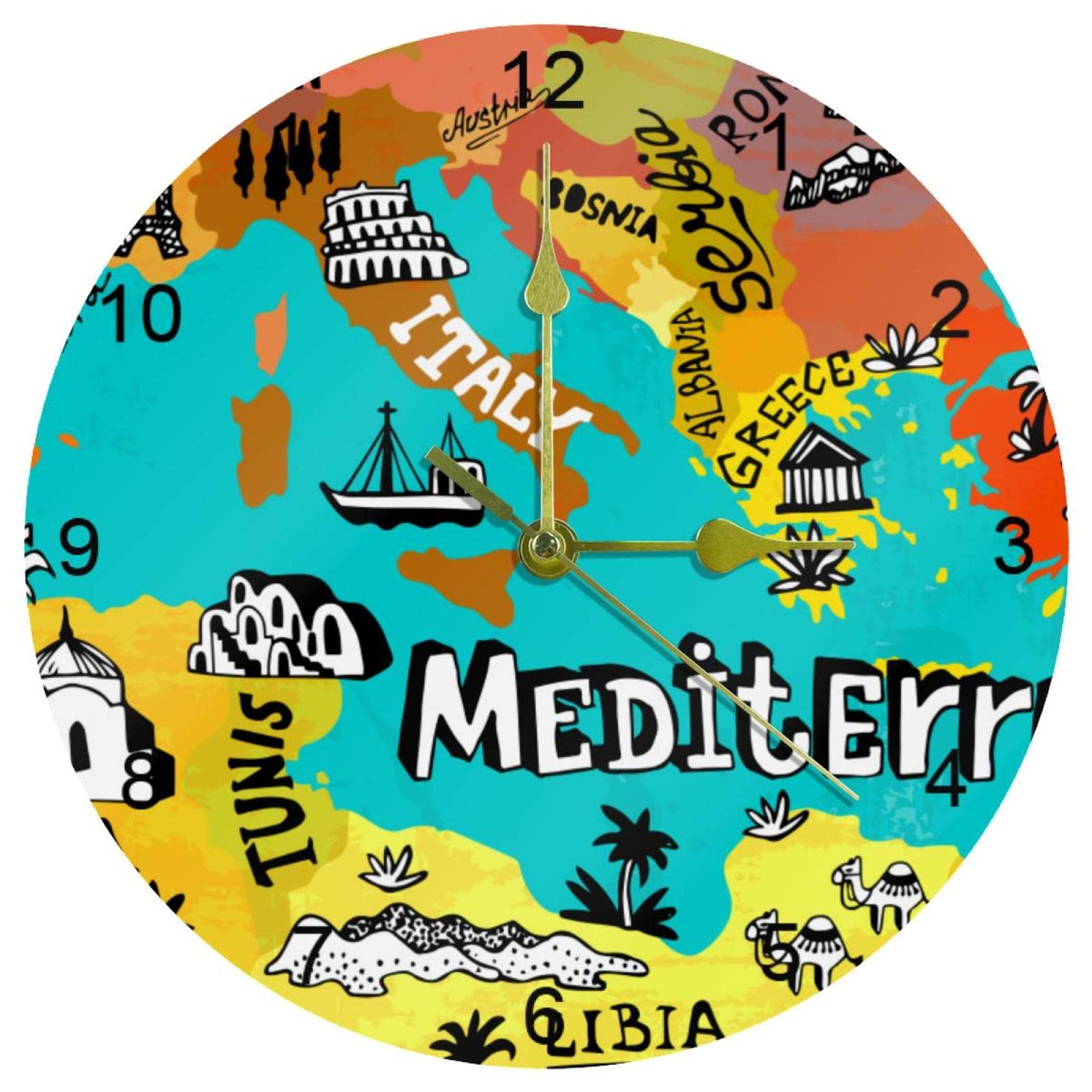 Horloge murale silencieuse à quartz pour en finir avec les bruits de tic-tac