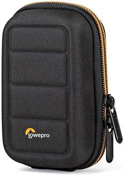 Lowepro Hardside CS 20 Case for Small CSC Cameras, Point-and-Shoot Cameras, Memory Cards & Accessories, 9.30 x 5.99 x 14.50 cm, Black