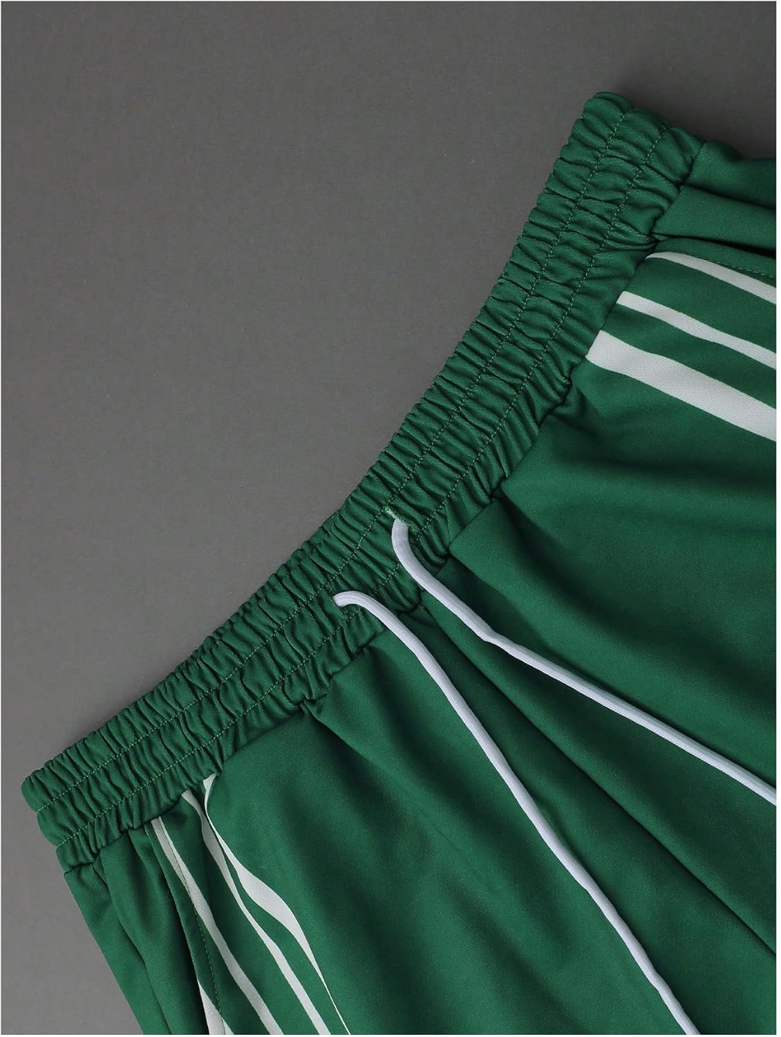 VIPWOLF Men's 2 Piece Outfits Number Print Mesh Oversized Jersey Shirts and Side Striped Jogging Pants Tracksuits