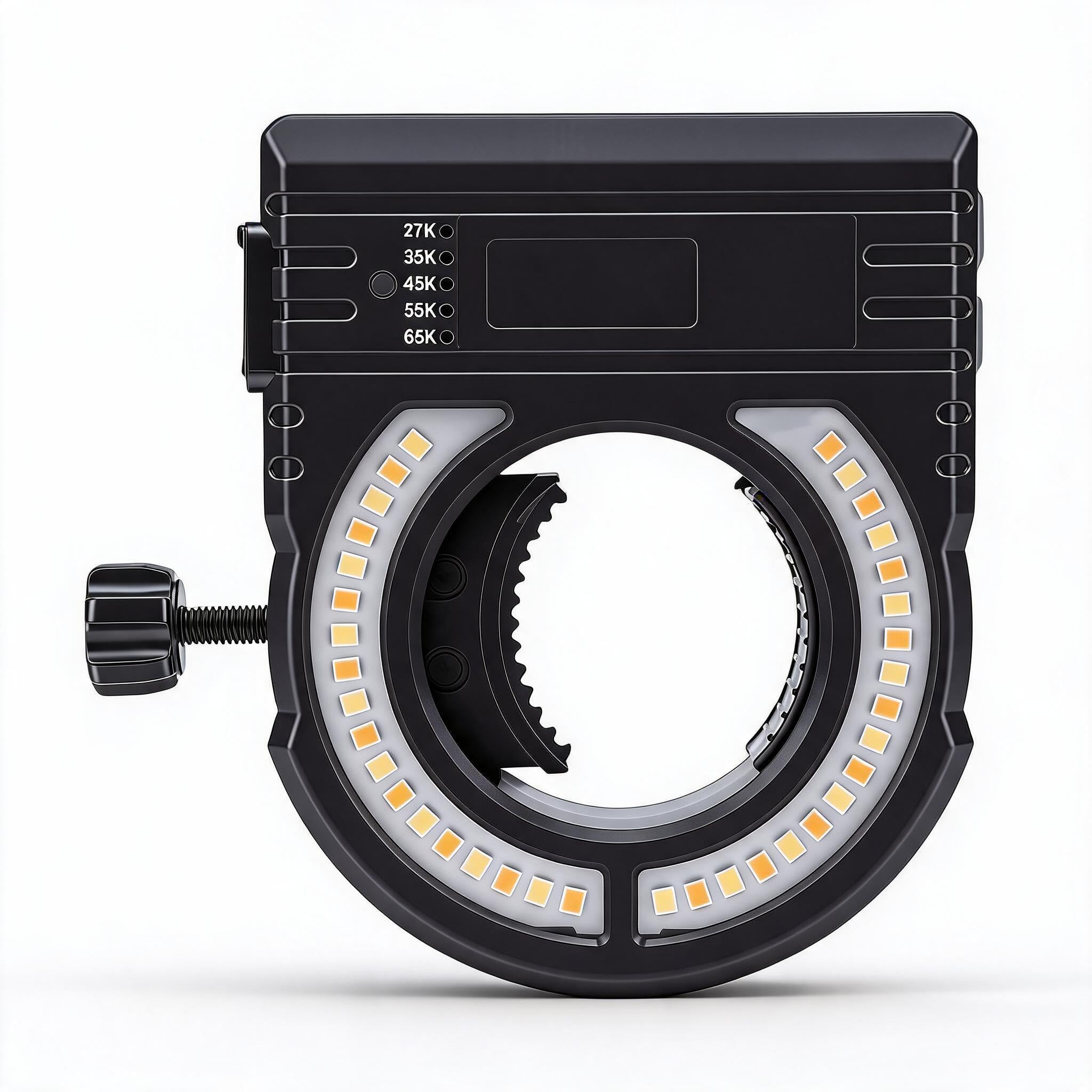 LED-Farblampe für Sprühpistole, wiederaufladbar, mit Ladekabel, 2700K-6500K einstellbar, 250lm 500lm, Sprühpistolenbeleuchtung für Autolackierung und Heimwerken