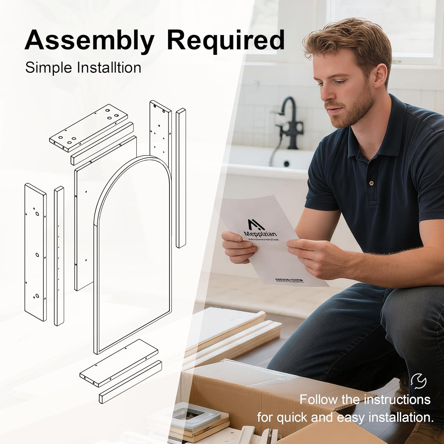 Size 16x31 Color brass Gold Recessed Medicine Cabinet Mirror,Brushed Brass Gold Arched Medicine Cabinet with Mirror for Bathroom,Metal Edge Mirrored Medicine Cabinets,in Wall Arch Mirrored Cabinets with Storage 16x31