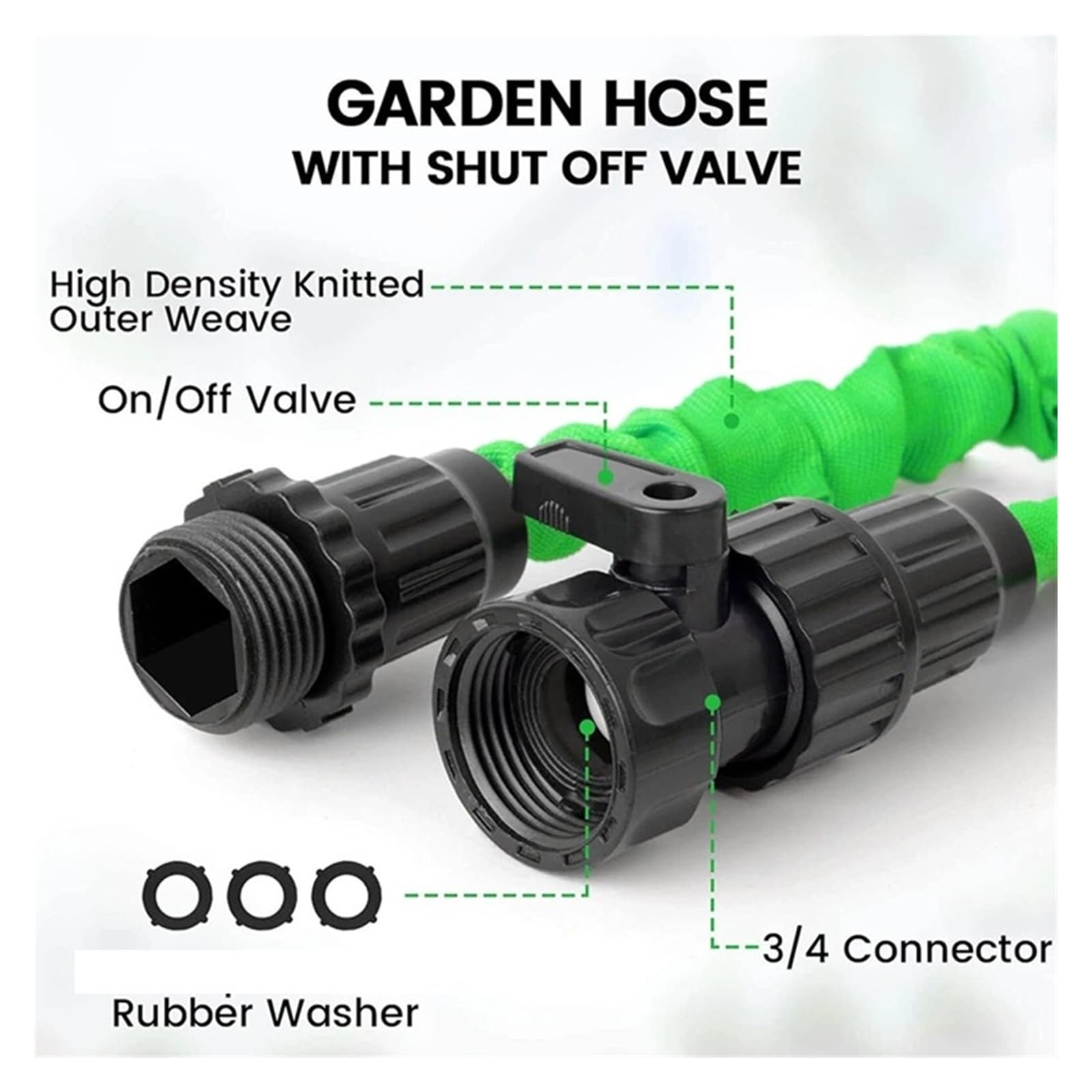 tubo da giardino, tubo di prolunga retrattile Pistola ad acqua for la pulizia del tubo flessibile magico ad alta pressione Tubo flessibile da giardino Tubo for lavaggio auto Strumenti for la pulizia d