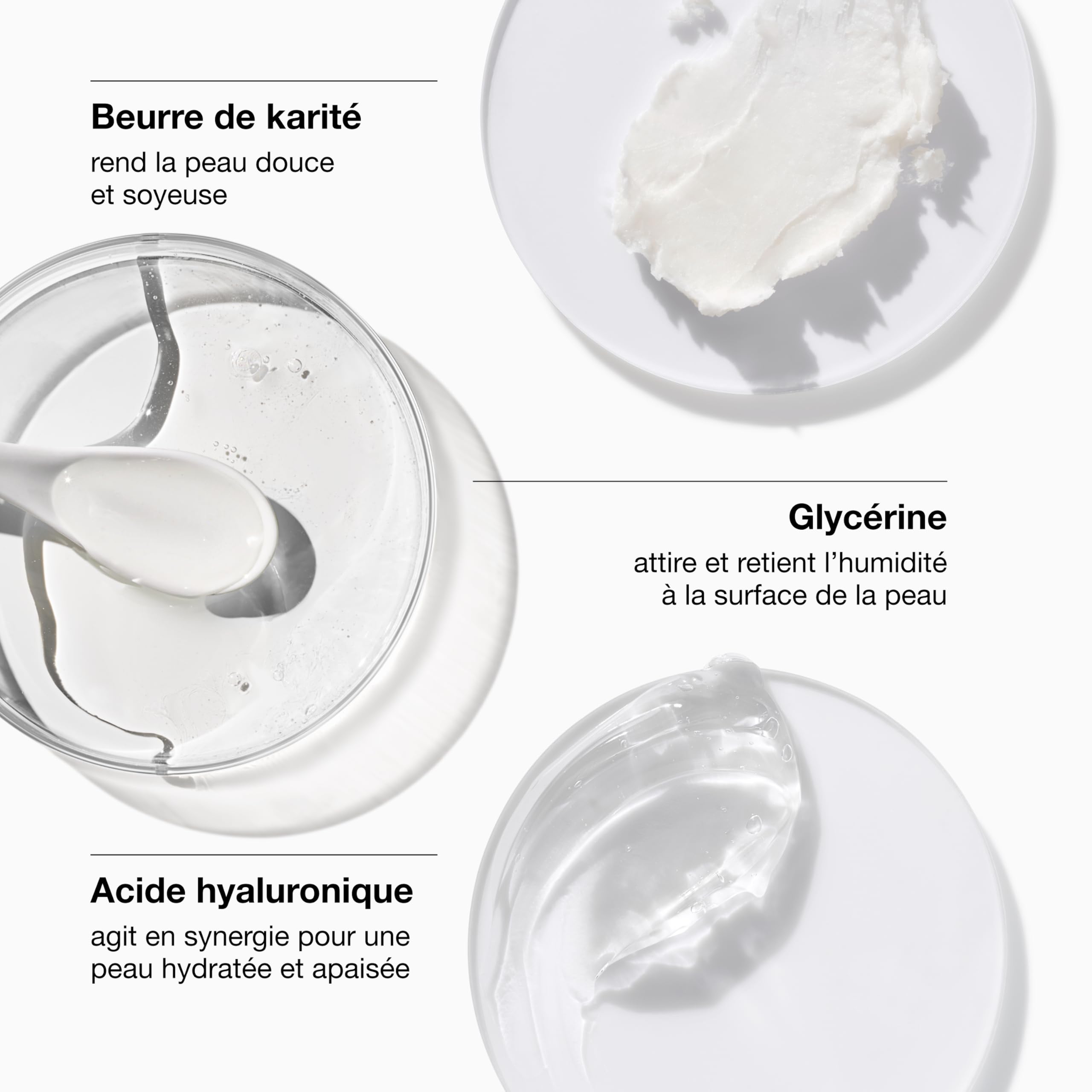 Clinique Deep Comfort Crème pour le Corps à l'Acide Hyaluronique, Beurre de Karité + Glycérine, 200 ml