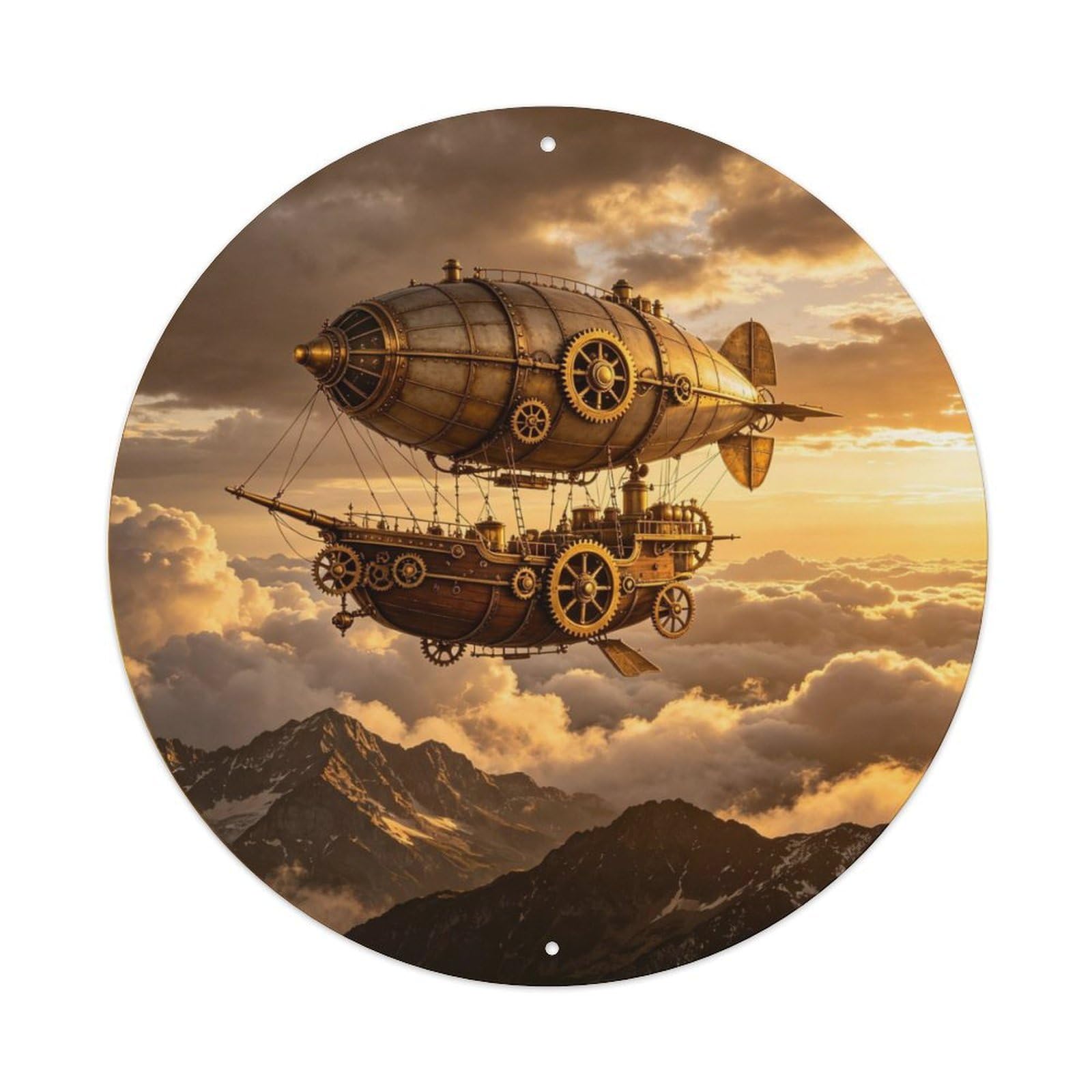 Sky Adventurer Metal Tin Sign Plaque