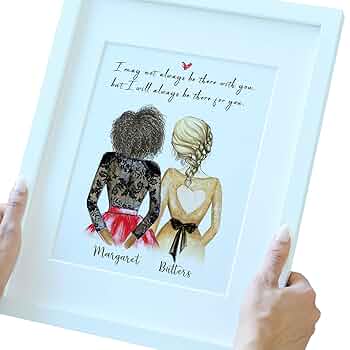 Amazon.com: Personalized Best Friend Print Art You are my