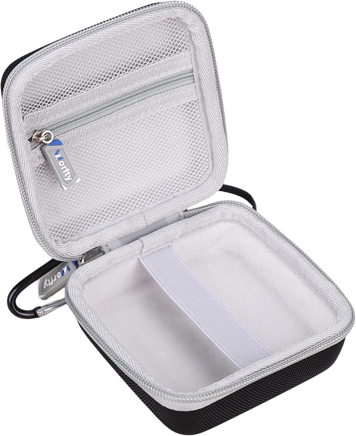 Case for Logitech Mevo Start Wireless Live Streaming Camera, Camera Storage Box for Logitech Mevo Start Carrying Bag (Case Only) (Black-Grey)