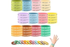 Sratte Inspirational Silicone Bracelets for Kids